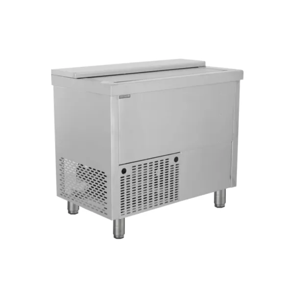 Edelstahl Getränkekühlschrank - 270 L