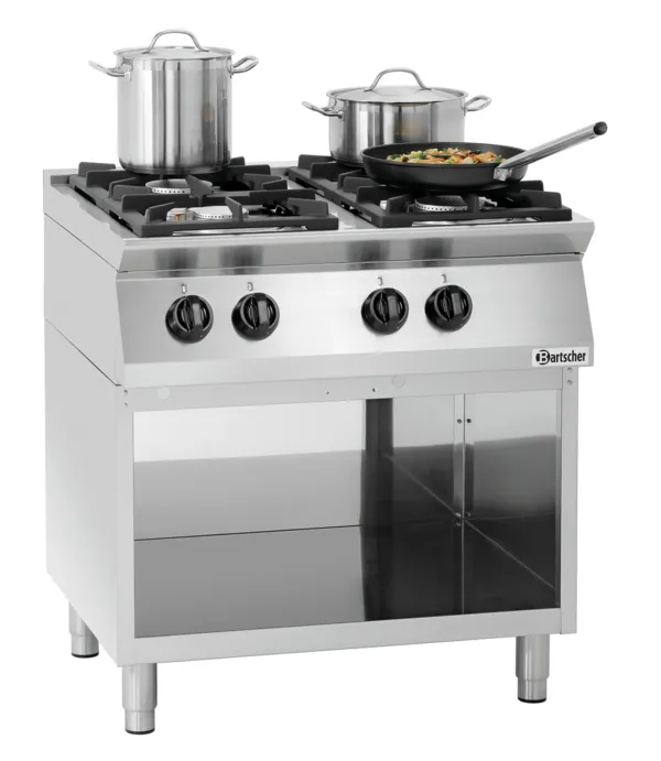 Gasherd mit 4 Brennern - Serie 700