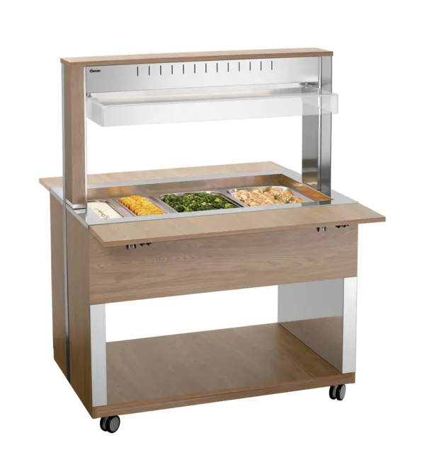 Warmhalte-Buffetwagen - 3 x GN 1/1