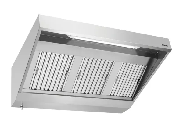 Wandhaube mit Motor und Beleuchtung - B 1500 x T 900 mm
