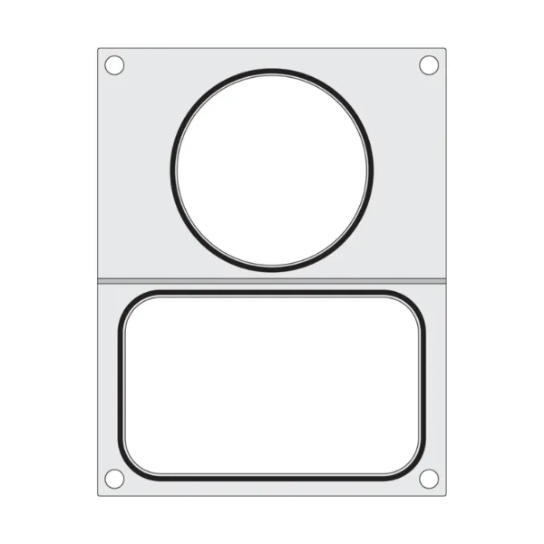 Versiegelungsmatrix für manuelle Versiegelungsmaschine - Runde und rechteckige Fächer