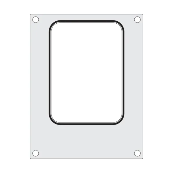 Versiegelungsmatrix für manuelle Versiegelungsmaschine - 187 x 137 mm