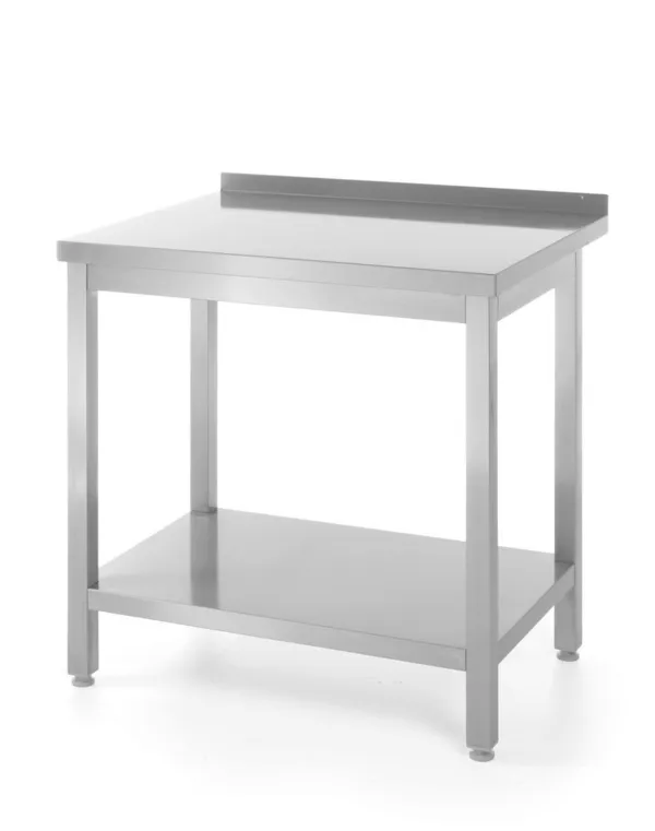 Wandtisch Profi Line mit Regal - L 800 x T 600 mm