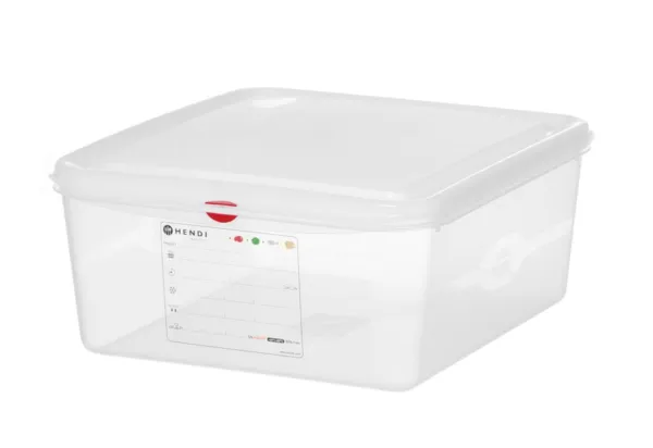 GN-Behälter 2/3 transparent aus PP - 13,5 L