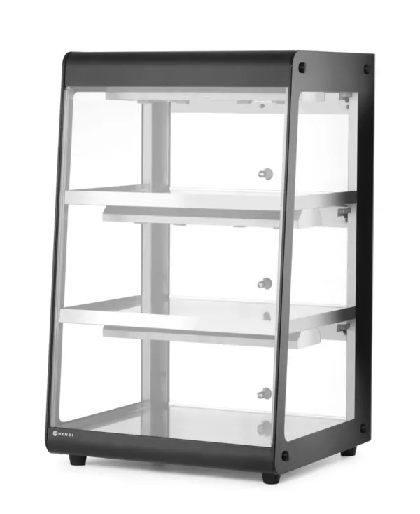 Warme Tischvitrine - 3 Ebenen