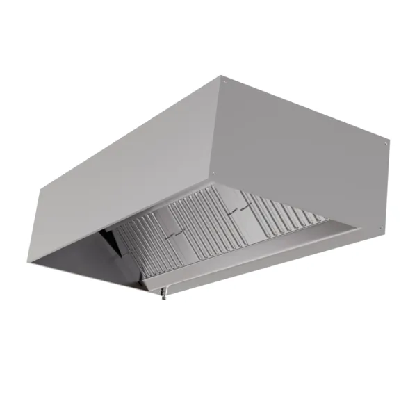 Würfelhaube Tiefe 900 mit LED und ohne Motor - Länge 2800