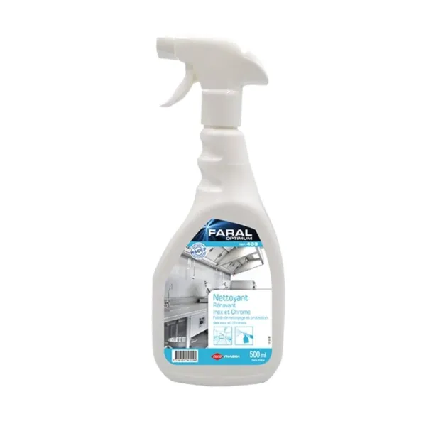 Spray Nettoyant Inox et Chrome - 500 ml