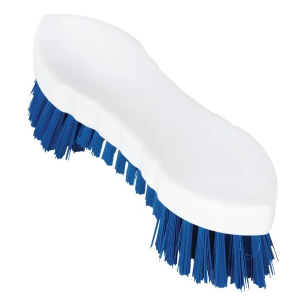 Harte blaue Bürste