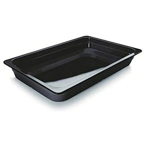 Bain Marie GN 1/1 Schwarz Melamin - Tiefe 65 mm - 8,5 L